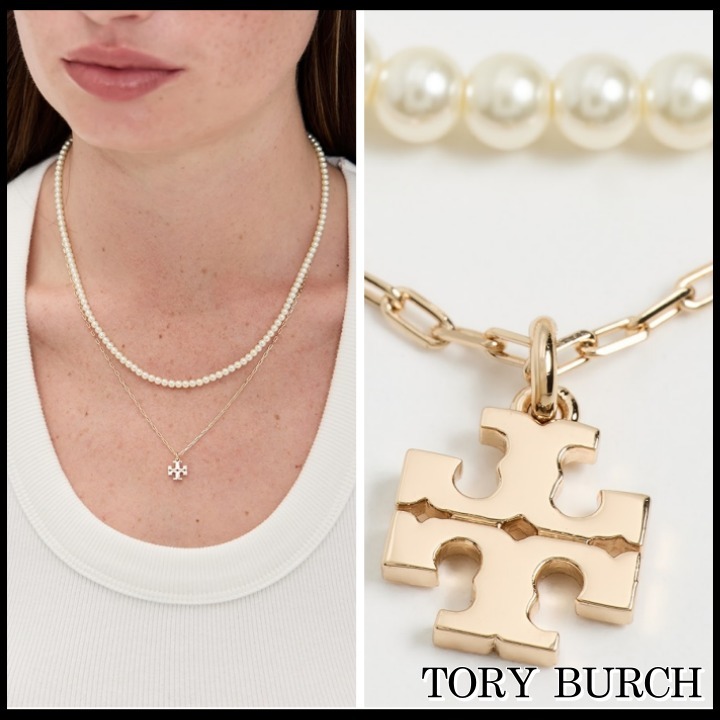 関税送込◆TORY BURCH トリバーチ◆KIRA レイヤード ネックレス