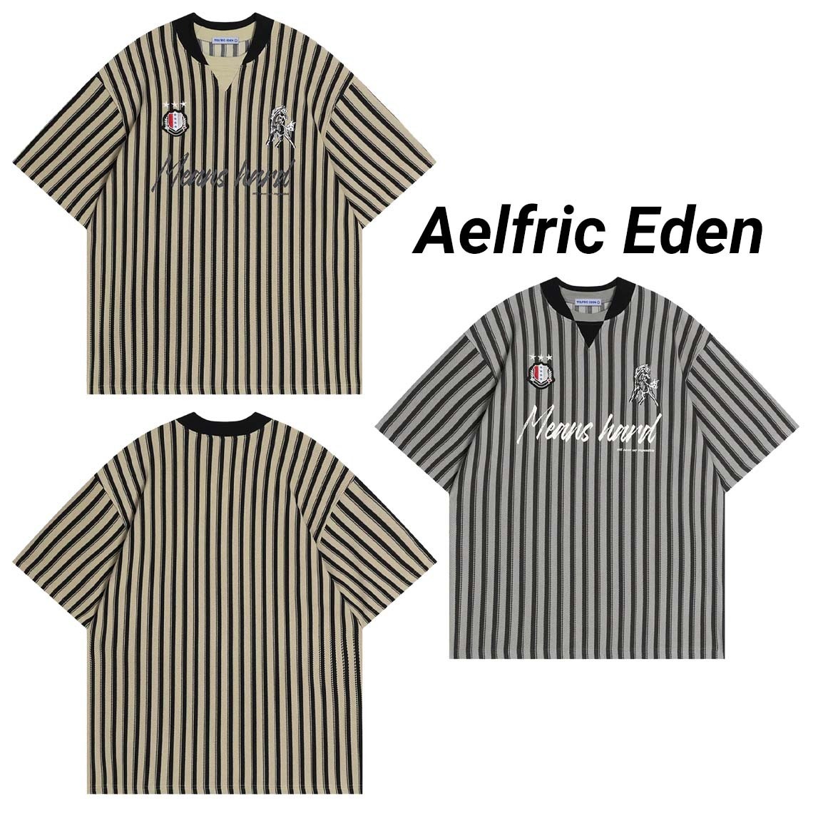 ◆Aelfric Eden◆Stripe Print 半袖 Tシャツ 2color 送料込