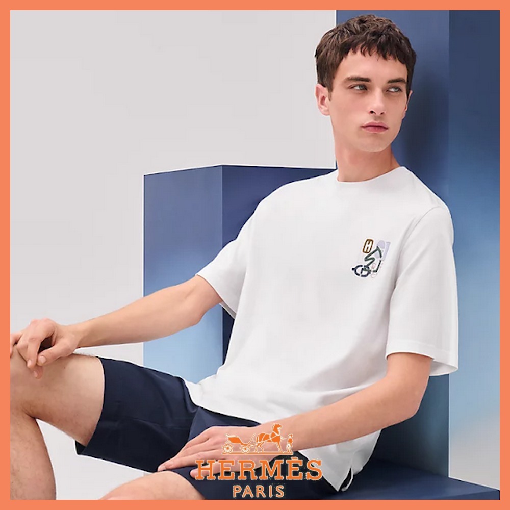 【毎日使える♡】 HERMES パズルパッチTシャツ