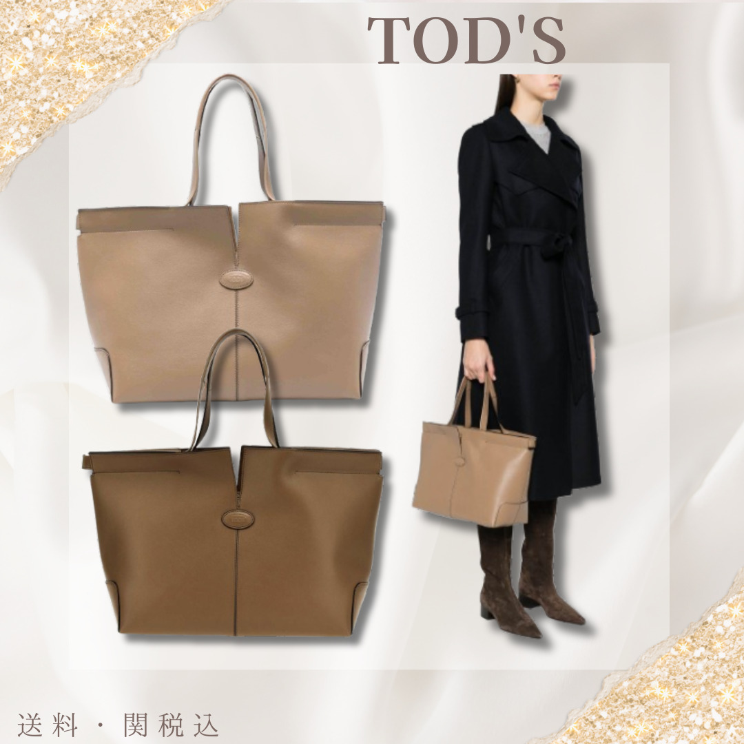 送料関税込【TOD'S】Diバッグ Folio レザーバッグ Medium-Small