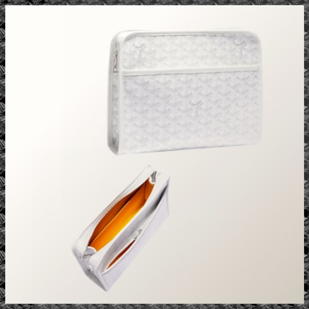希少◆GOYARD◆ゴヤール Jouvence MM Toilet Bag White クラッチ