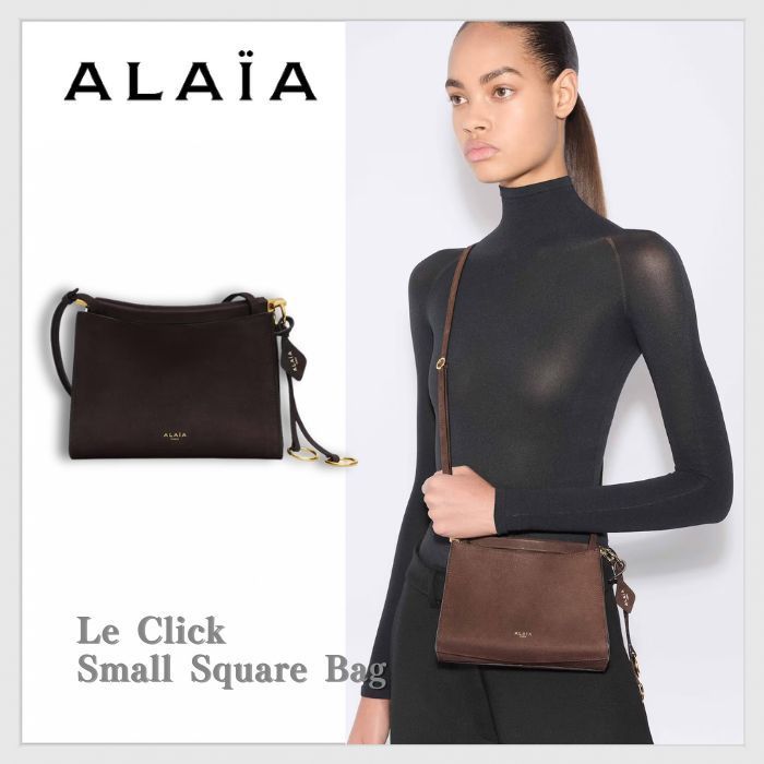 【濃密な気品】ALAIA LE CLICK スモールスクエアバッグ