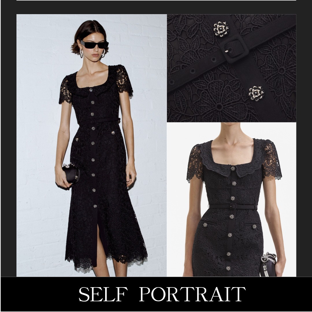 ♡SELF PORTRAIT♡ 送料・関税込 レースミディドレス