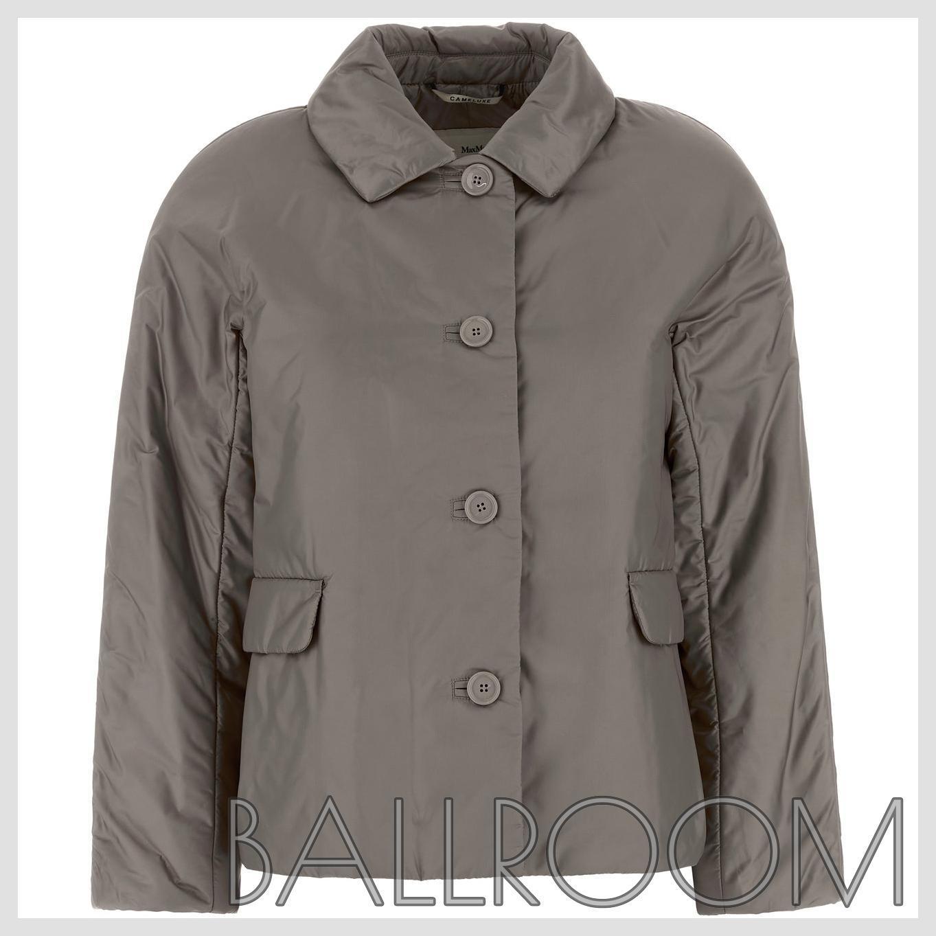 ダウンジャケット・コート MAX MARA GREY POLYESTER GREENS PADDED JACKET