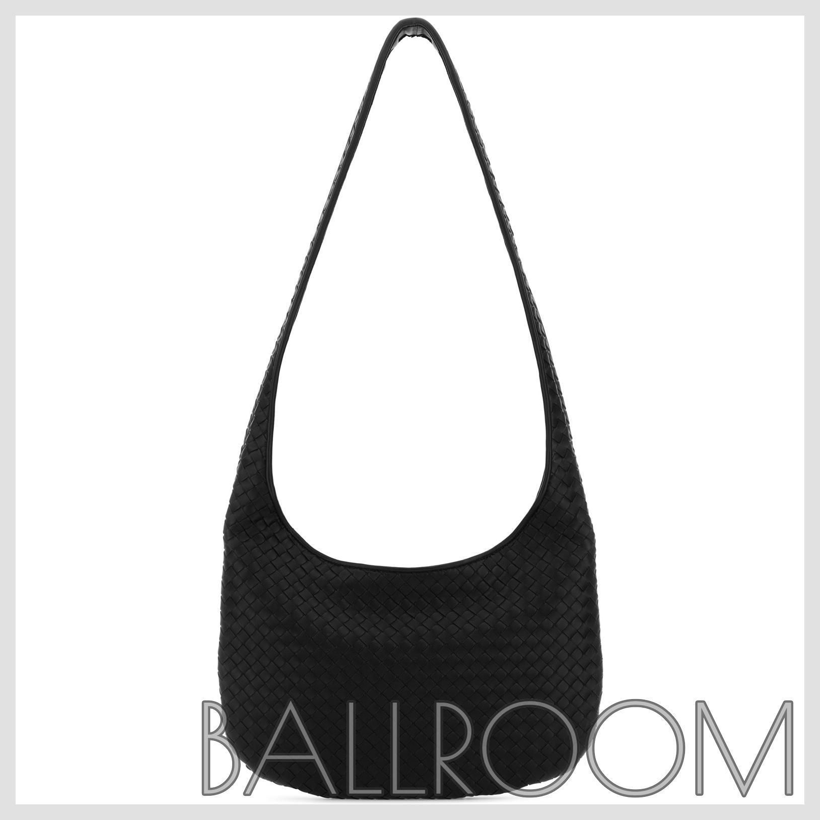 ショルダーバッグ BOTTEGA VENETA BLACK NAPPA LEATHER VENETO CROSSBODY BAG