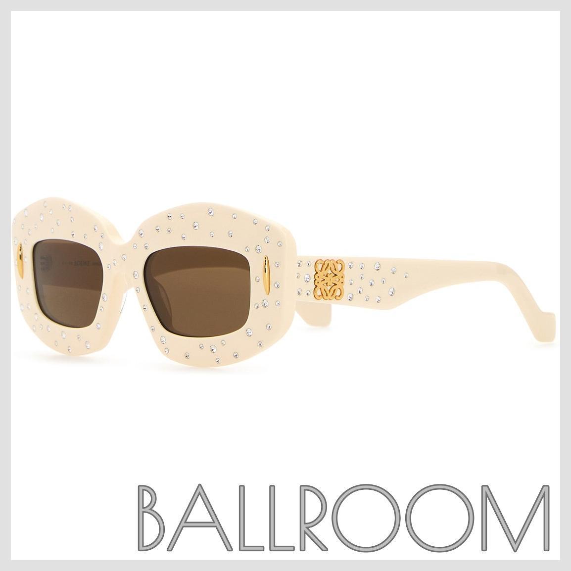 サングラス LOEWE CREAM ACETATE SUNGLASSES