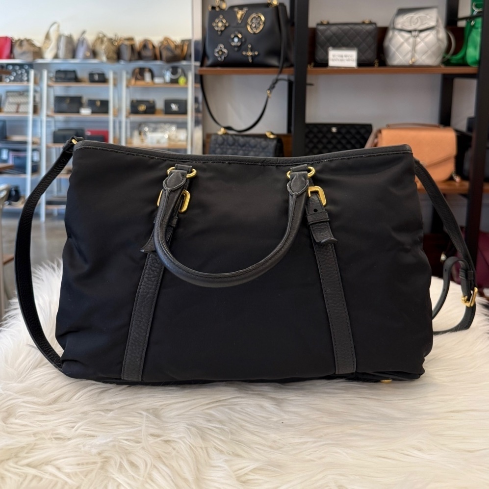 《PRADA》テスート ボストン クロスバッグ 中古