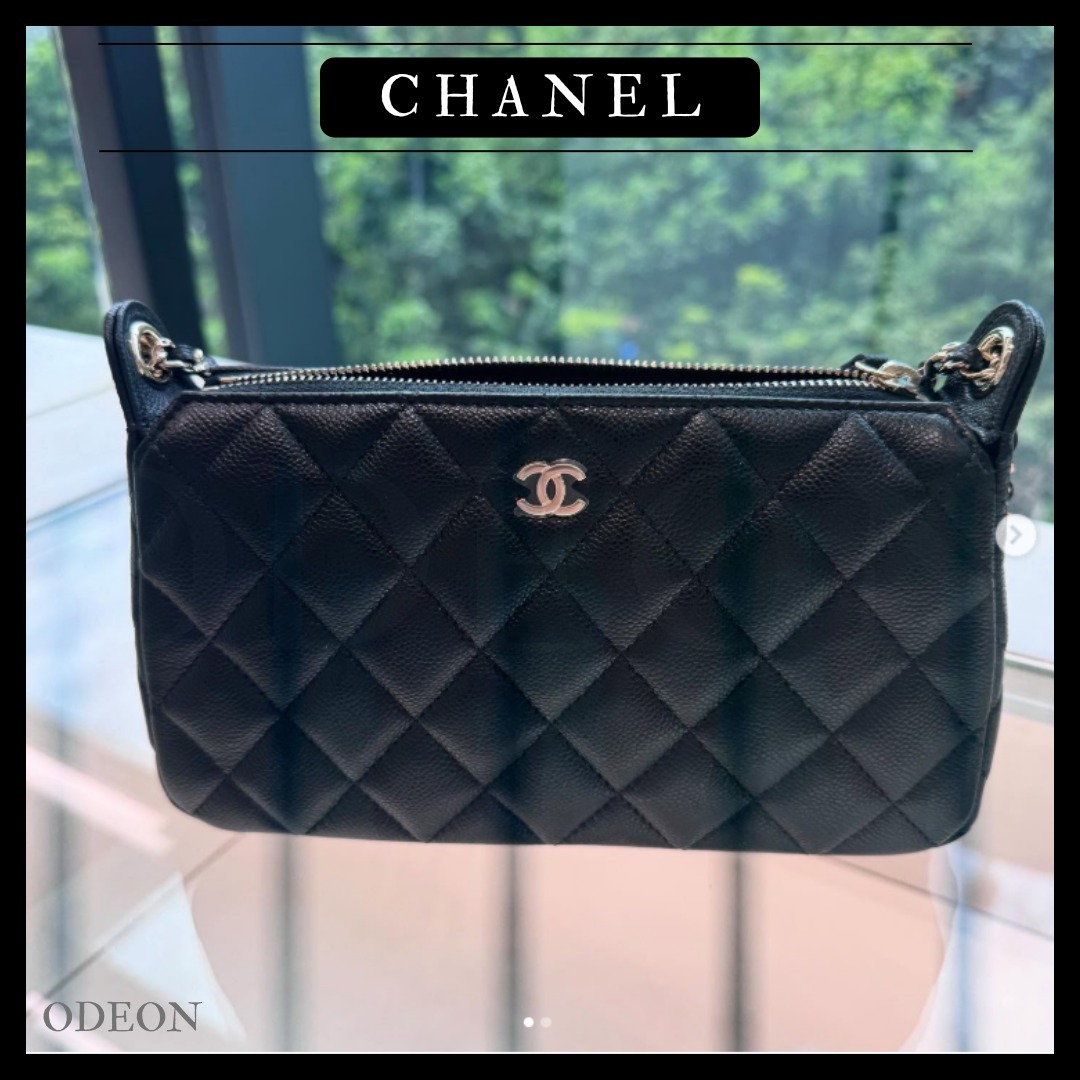 *25A限定♡希少*【CHANEL】クラッチバッグCCロゴ