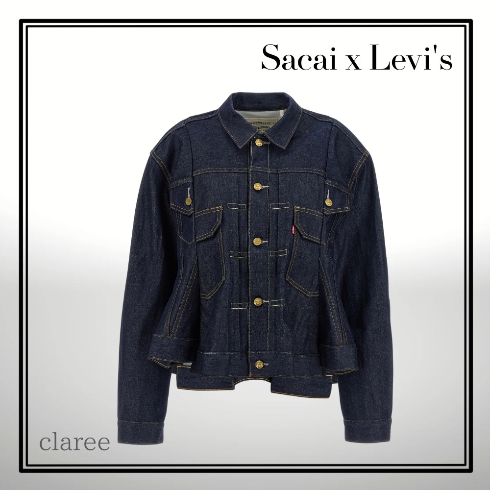 【関税＆送料込】Sacai x Levi's コットンデニムジャケット