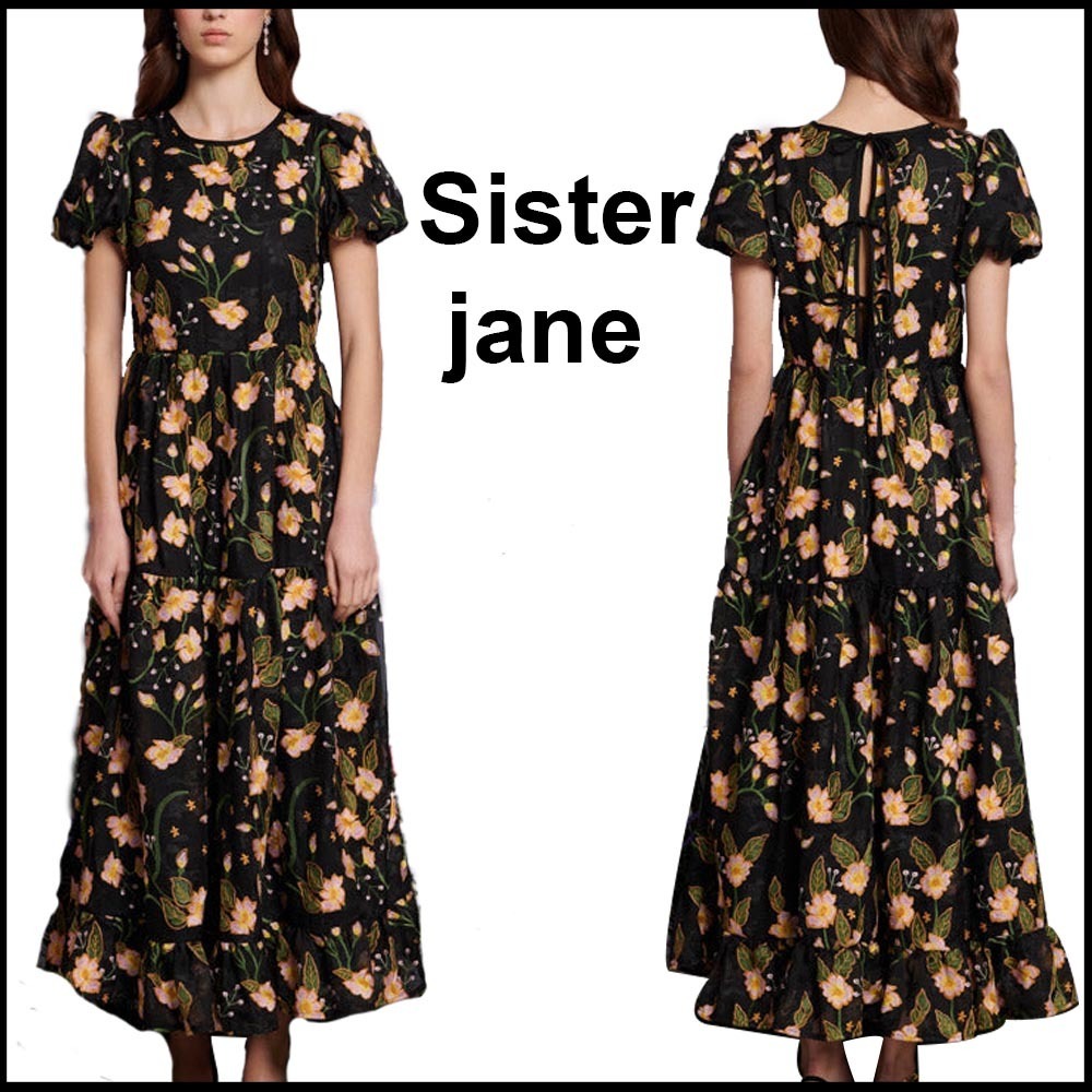 Sister Jane★ DREAM ウッドリリー刺繍マキシドレス