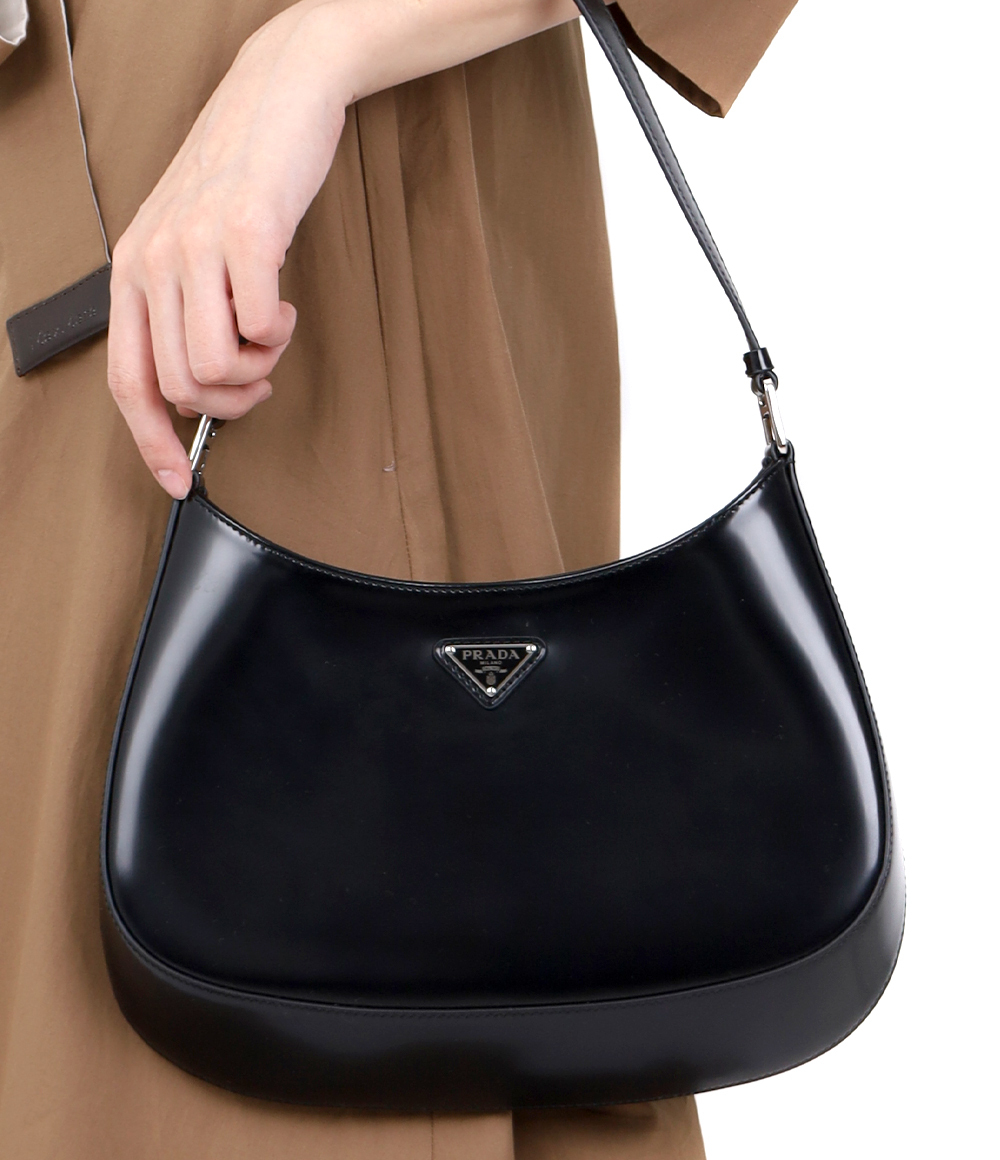 ★PRADA★クレオブラッシュド 革 ショルダーバッグ