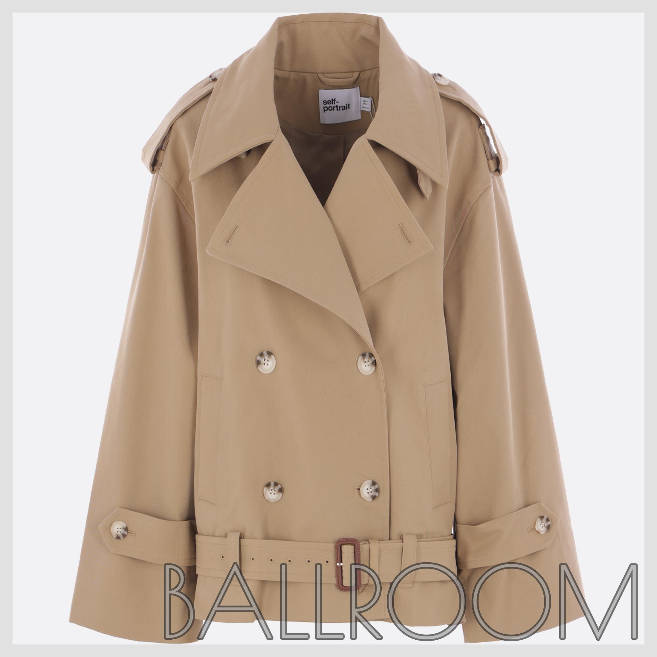 ジャケット SELF PORTRAIT GABARDINE TRENCH JACKET