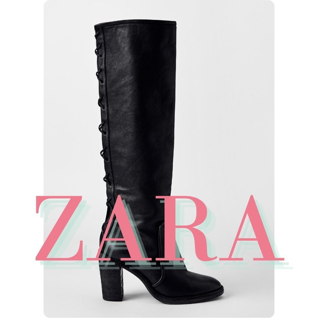 レースアップレザーブーツ KATE MOSS X ZARA 1011/610