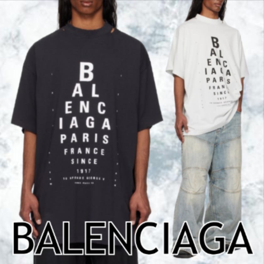 【BALENCIAGA】Optical オーバーサイズ Tシャツ