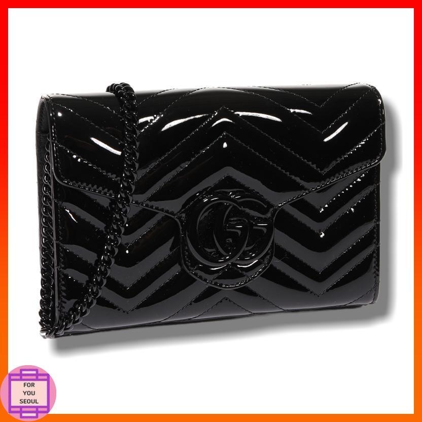 ★GUCCI★GG マモント マトラッセ パテント ミニバッグ