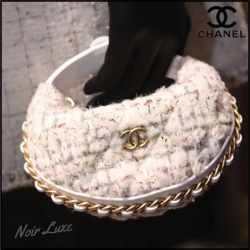 ミニサイズが可愛い♡【CHANEL】ツイード ミニバッグ