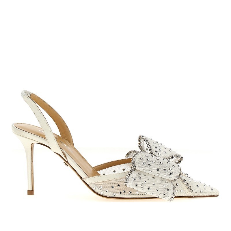 サンダル・ミュール MACH & MACH 'Le Cadeau' slingback (R25S085485X18B16 WHITE)
