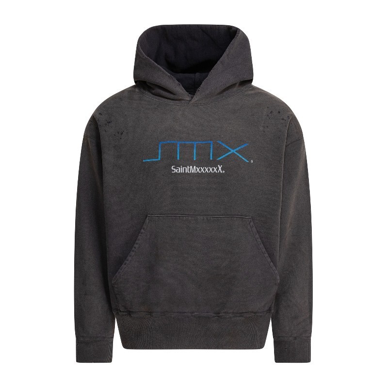 パーカー・フーディ SAINT MICHAEL SS25 Sweatshirts (SM HR8 0000 050 BLACK)