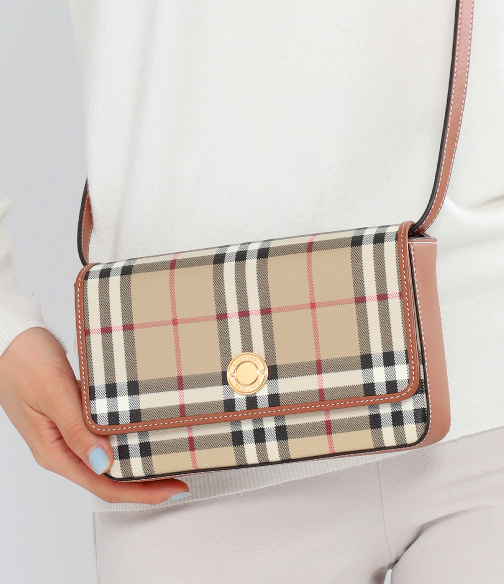 ★Burberry★プリントキャンバスハンプシャークロスボディバッグ