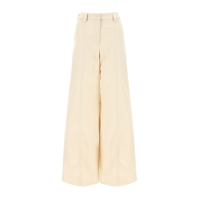 パンツ THE LATEST SS25 'Alma' pants (TLW03101T0199ABTP NATURAL)
