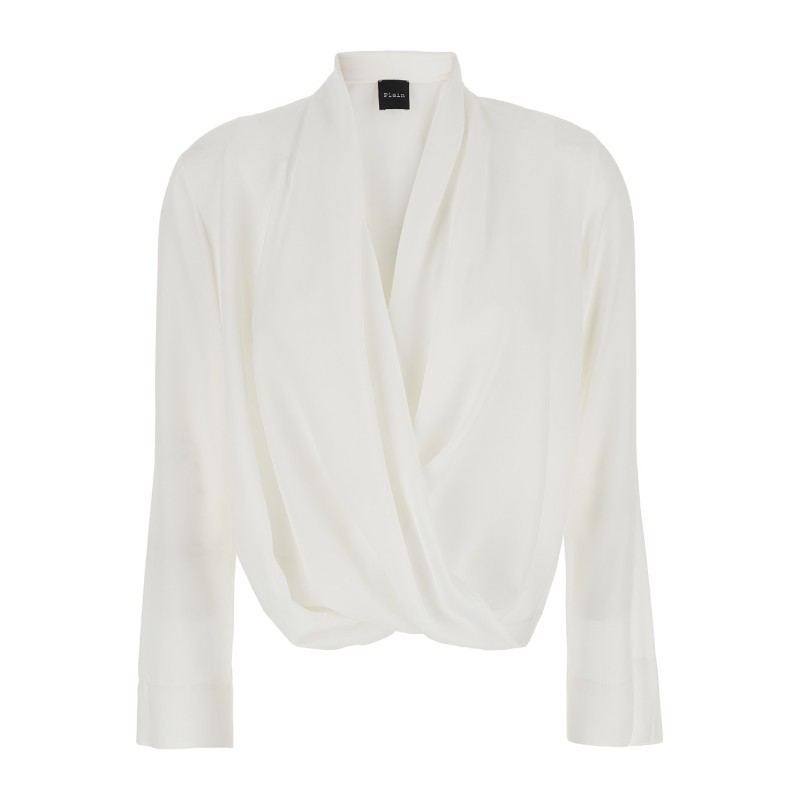Tシャツ・カットソー PLAIN FW25 GEORGETTE BLOUSE (42984057 020)