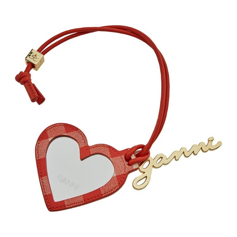 キーホルダー・キーリング Ganni FW25 Ganni Bou Heart Mirror (A6764 847)
