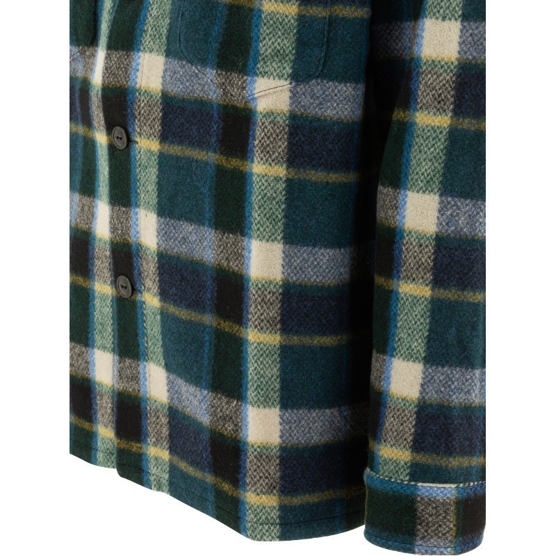 Tシャツ・カットソー SOUTH2 WEST8 \"Smokey\" melton wool shirt (PU469 A GREEN)