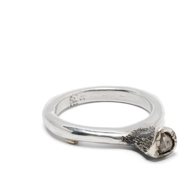 指輪・リング ROSA MARIA FW24 JNANAN R S ST DIX BRN (RG071447 SILVER)