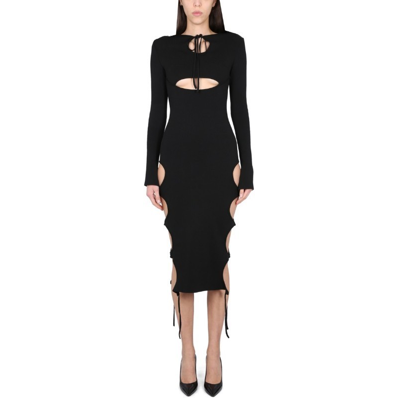 ワンピース ANDREADAMO DRESS WITH CUT-OUT DETAILS