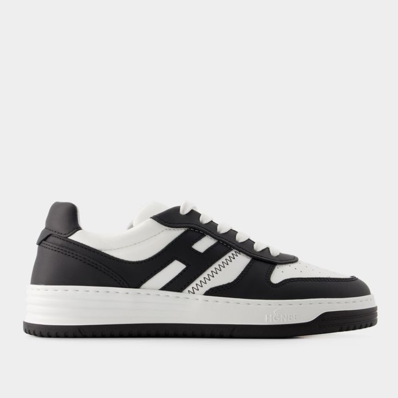スニーカー HOGAN H630 Allacciato Sneakers - Hogan - Leather - Black