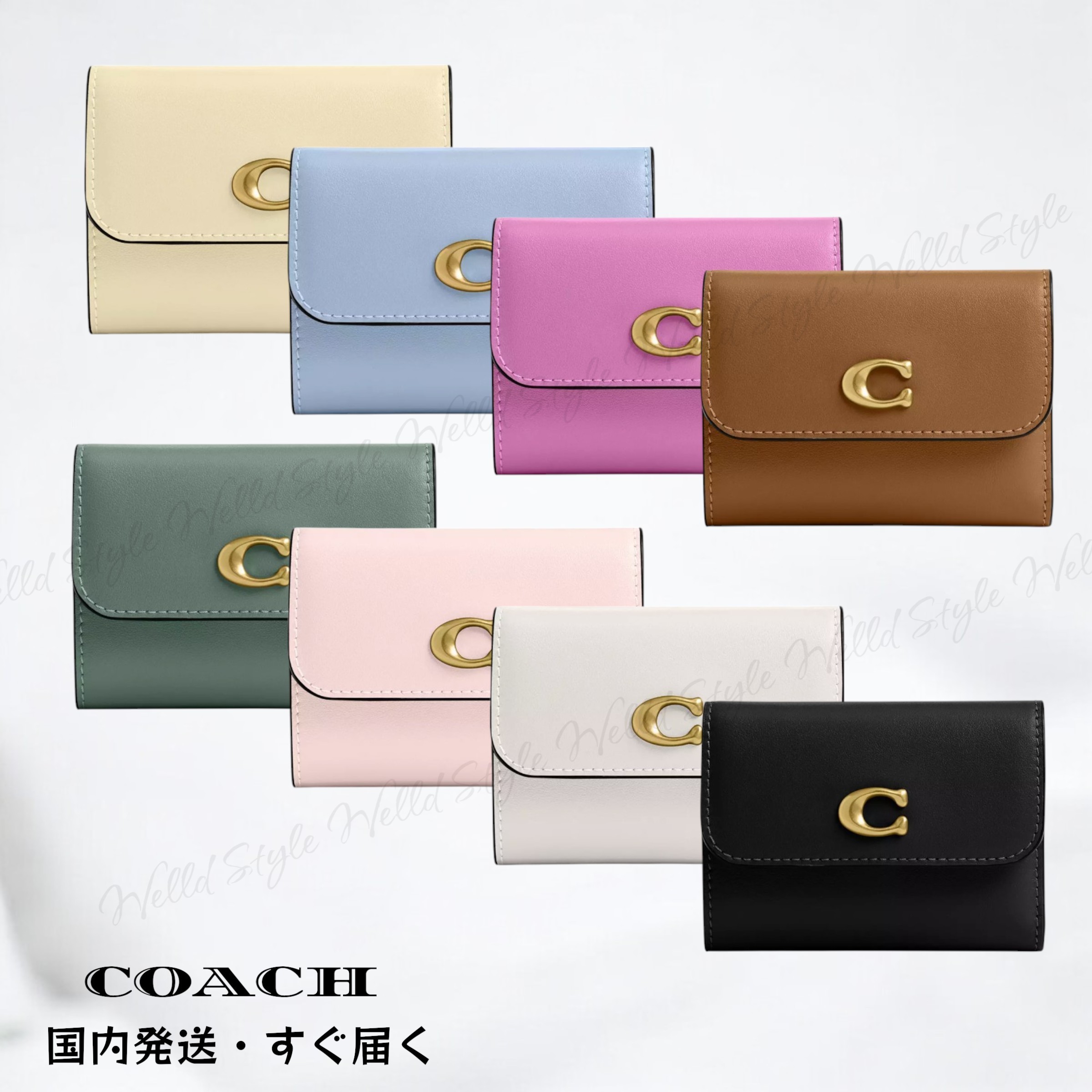 国内発送・すぐ届く【COACH】 カード ホルダー ウォレット