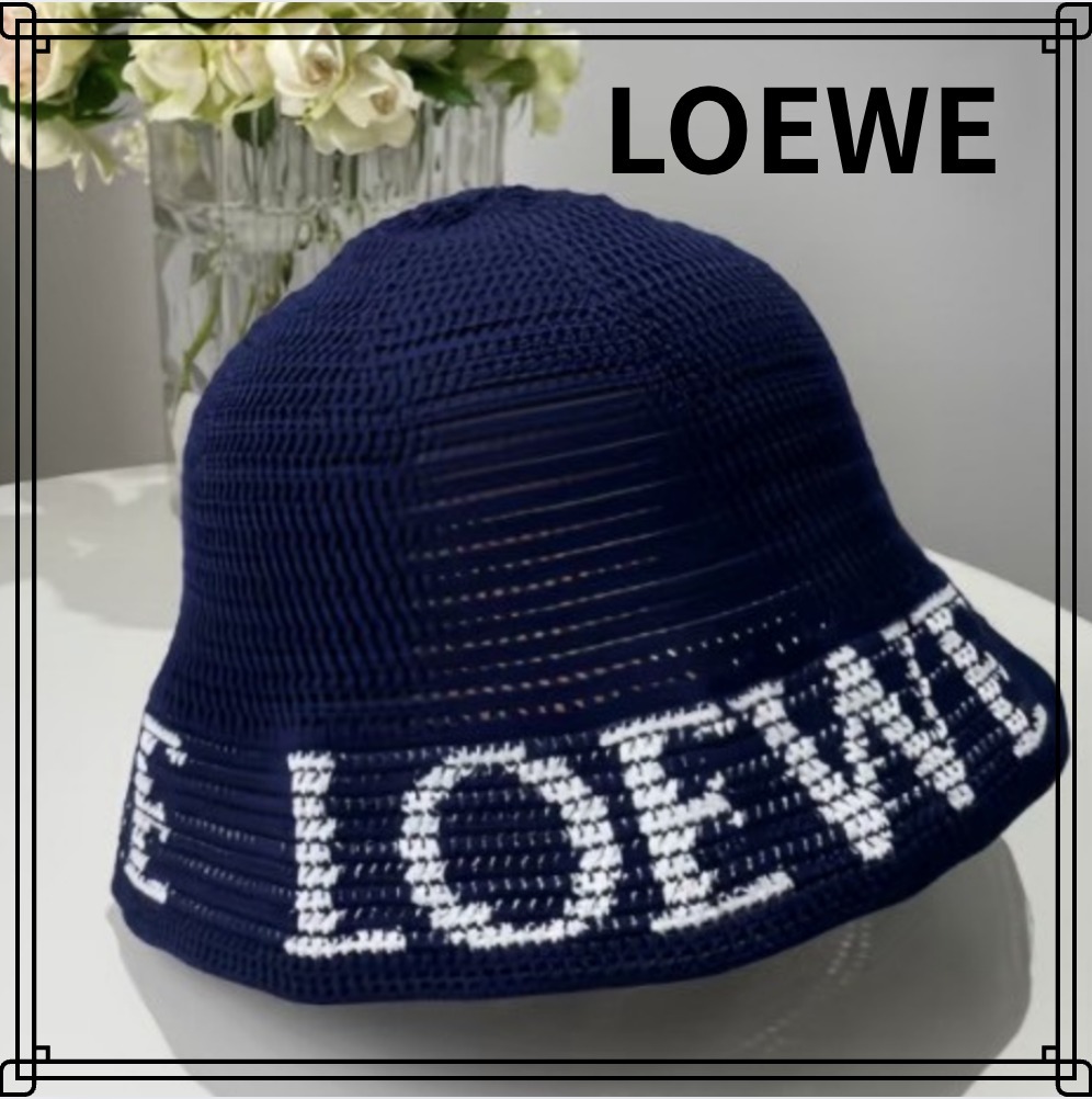25SS 大人可愛い コーデ万能 夏に大活躍【LOEWE】バケットハット