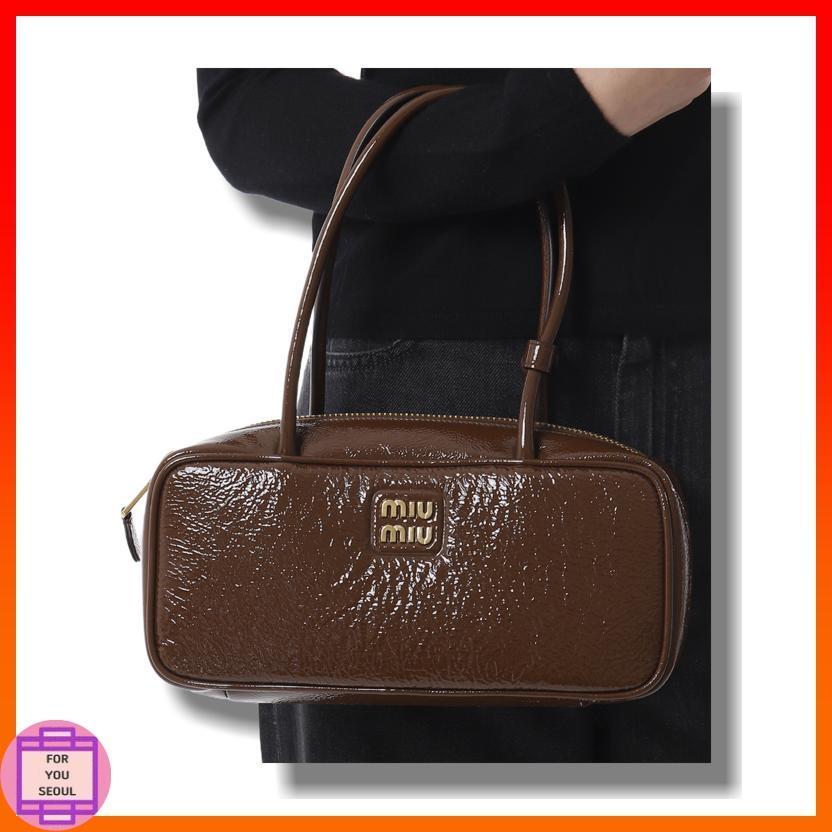 ★MiuMiu★ボナフラック パテント レザー バッグ