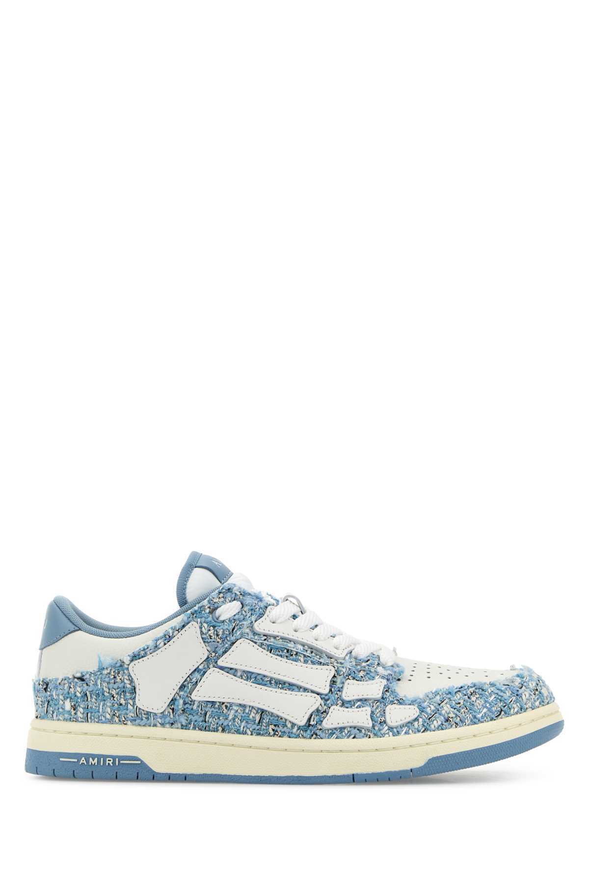【関税&送料込】Amiri Tow-Tone Boucle Skel Sneakers