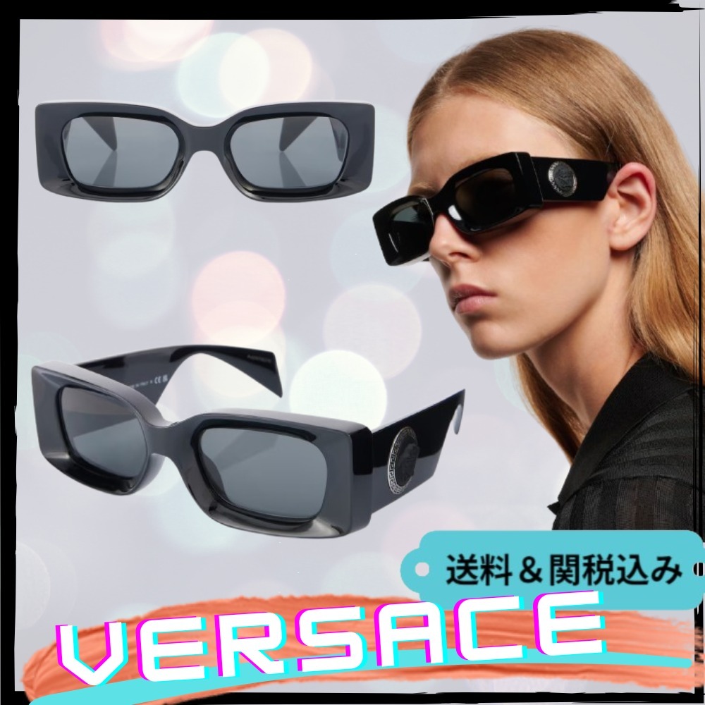 【Versace】ロゴ付きサングラス