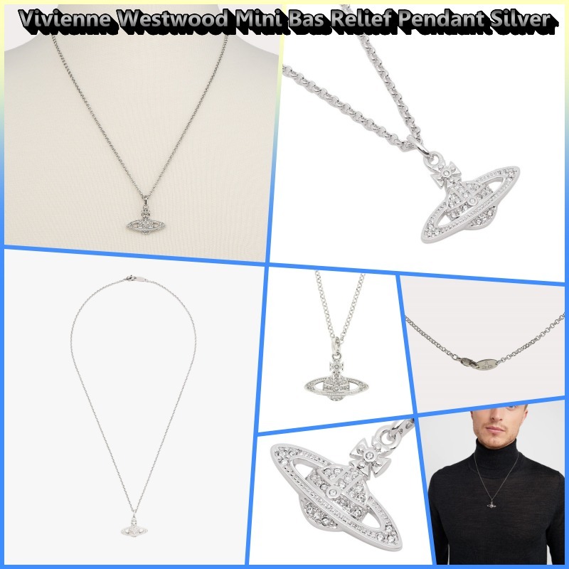 ★Vivienne Westwood★Mini Bas Relief Pendant for Men★Silver