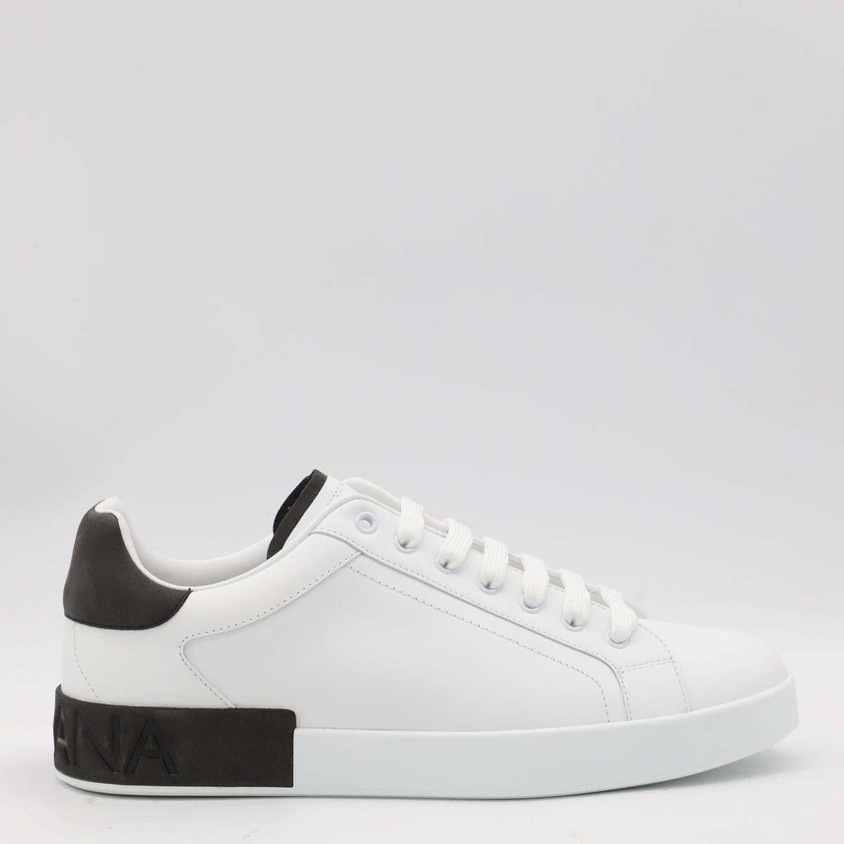 【関税＆送料込み】Dolce & Gabbana White And Black Leather