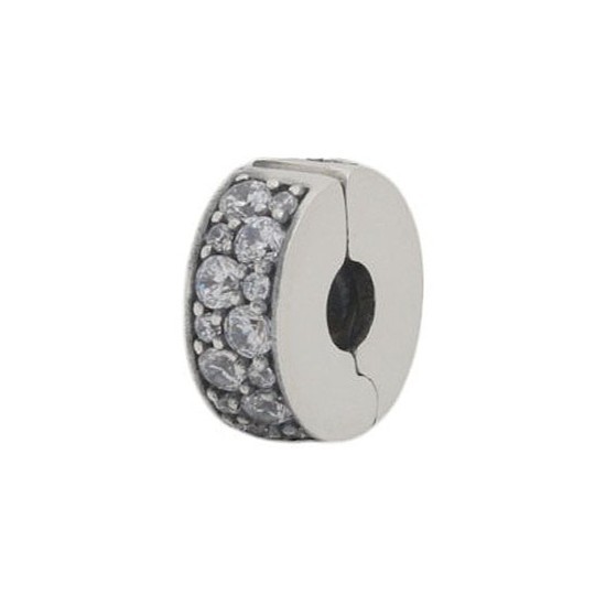 PANDORA Clear Pave Clip Charm ブレスレットチャーム 791817CZ
