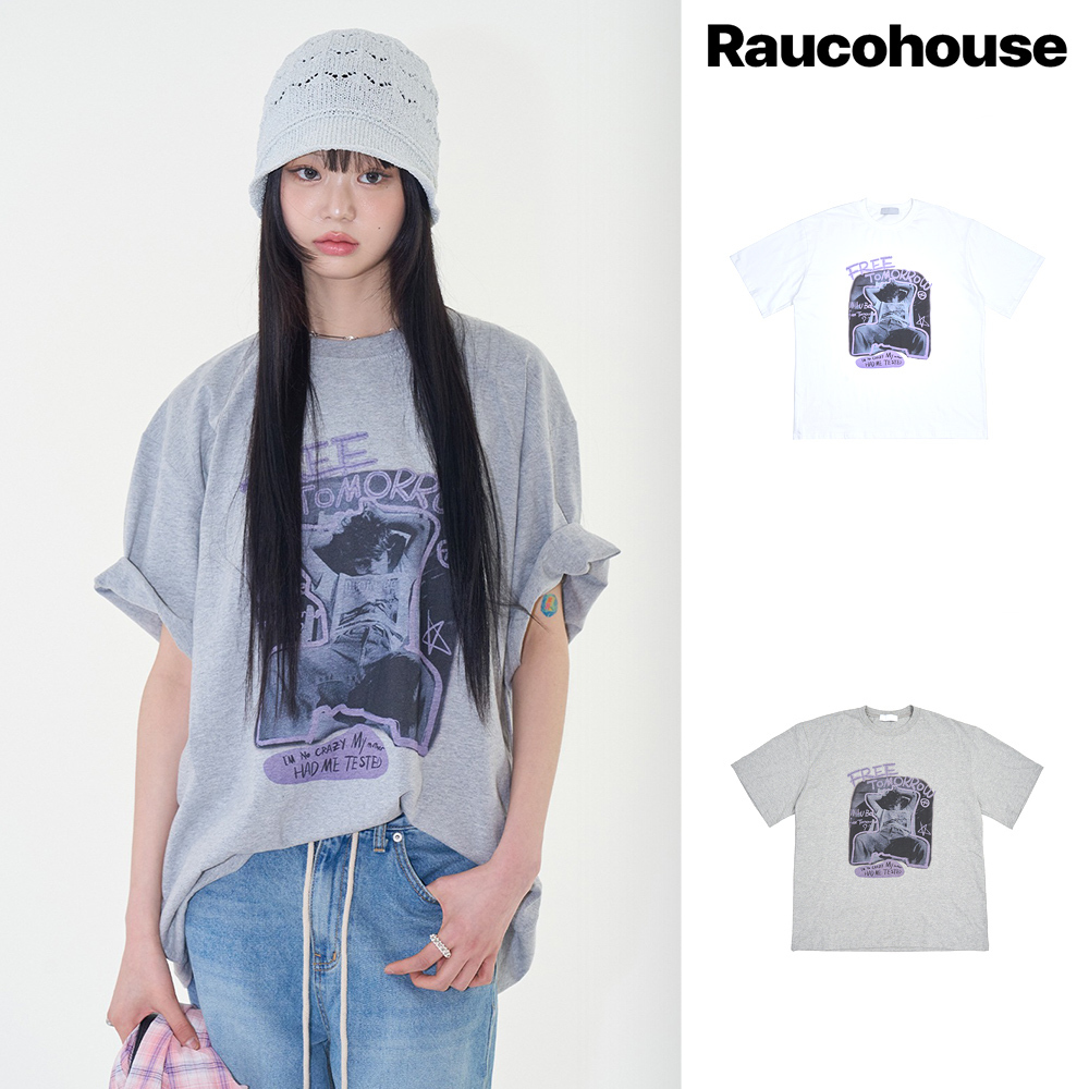 【Raucohouse】Free tomorrow vintage T-shirt
