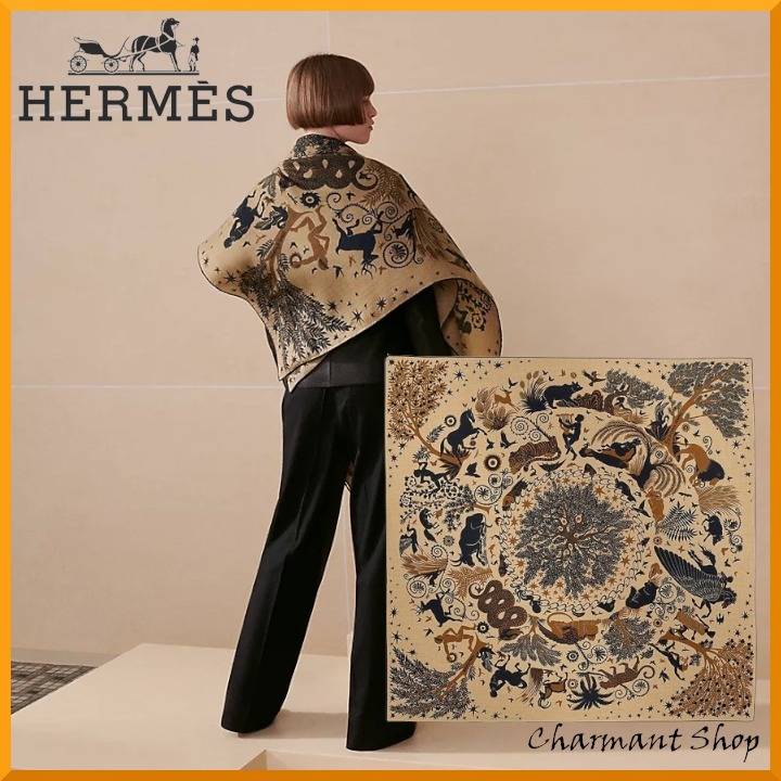 【HERMES】☆ギリシャ神話を纏う☆ ショール140