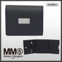 国内発送【MM6 Maison Margiela】数字入り 三つ折り財布 BLACK
