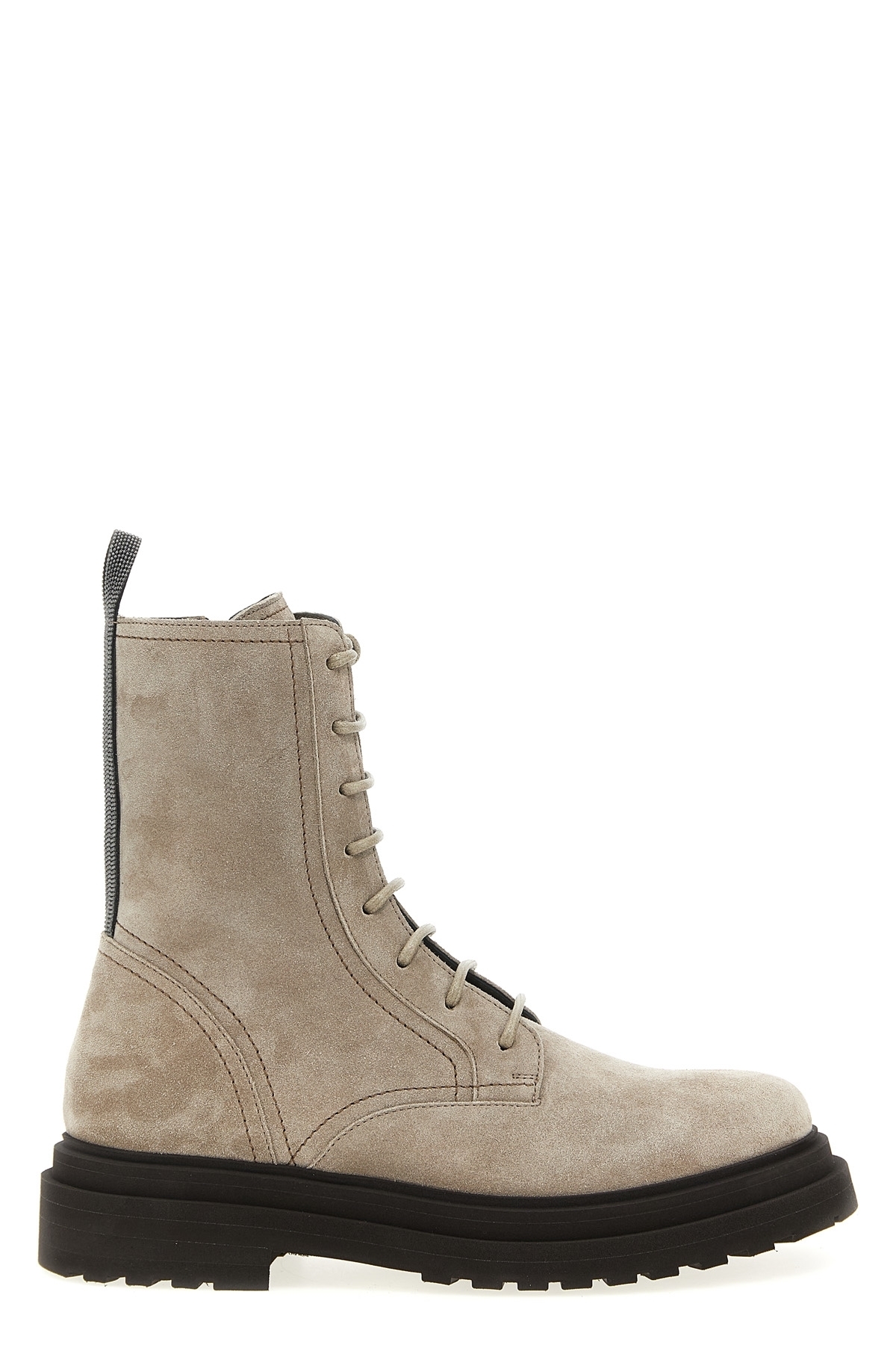 【関税込み】BRUNELLO CUCINELLI Suede combat boots Monile