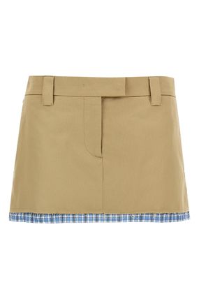 【日本入手困難】ミュウミュウ Suede skirt スカート MiuMiu(ミュウミュウ) スカート(レディース) - 海外通販のBUYMA