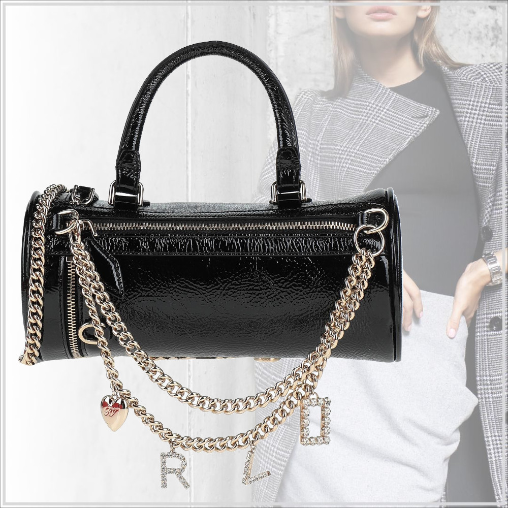 一目惚れ級【Roger Vivier】エナメル レザー ハンドバッグ