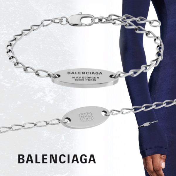 *BALENCIAGA* バレンシアガ Everyday ブレスレット シルバー