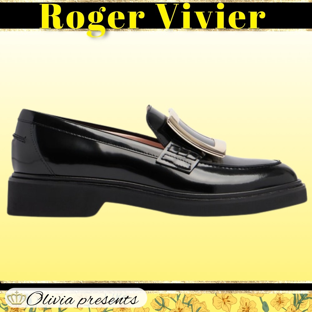 【Roger Vivier】ヴィヴ レンジャーズ 25mm レザー モカシン