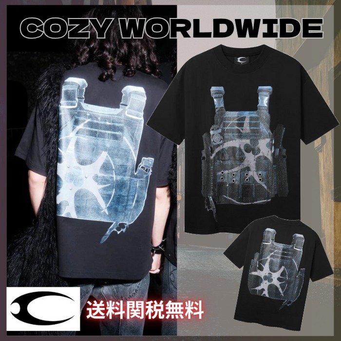 【人気急上昇】COZY WORLDWIDE★ CZ MILITARY T SHIRT Tシャツ