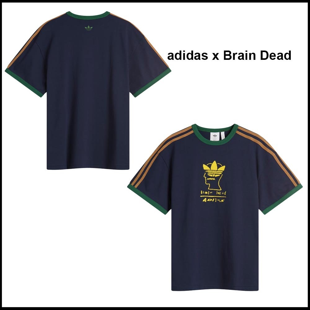 関税送料込★adidas Originals X BRAIN DEAD/コラボTシャツ