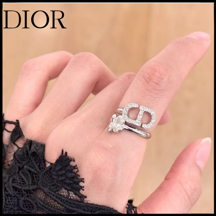【シンプル×可愛い♡】DIOR Petit CD Lucky Charms リング