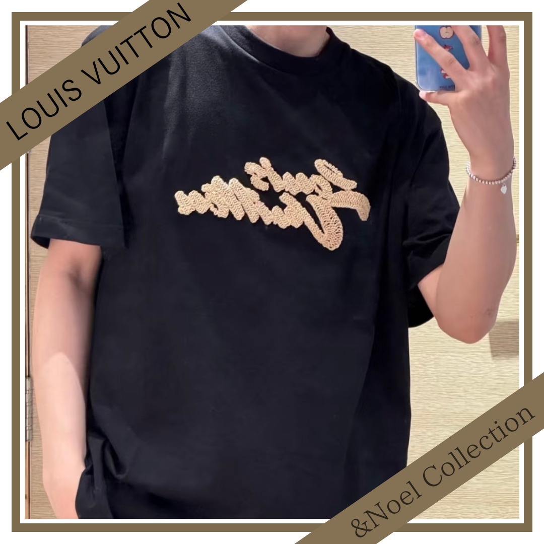 【クールな夏スタイル♢】LouisVuittonシグネチャーTシャツ
